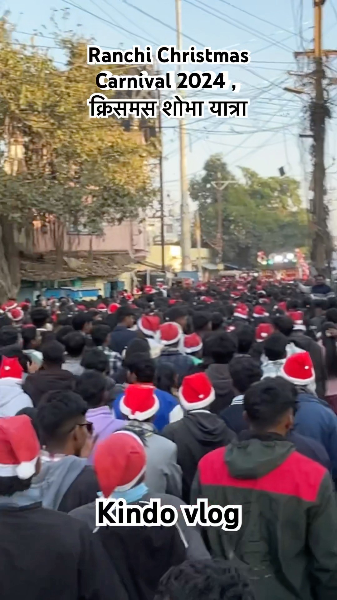 Ranchi Christmas Carnival 2024 , क्रिसमस शोभा यात्रा/video100